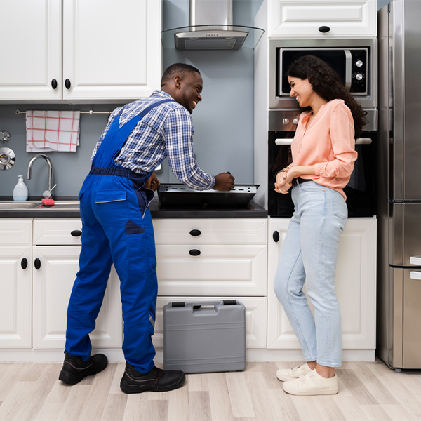 can you provide an estimate for cooktop repair before beginning any work in Hazelton